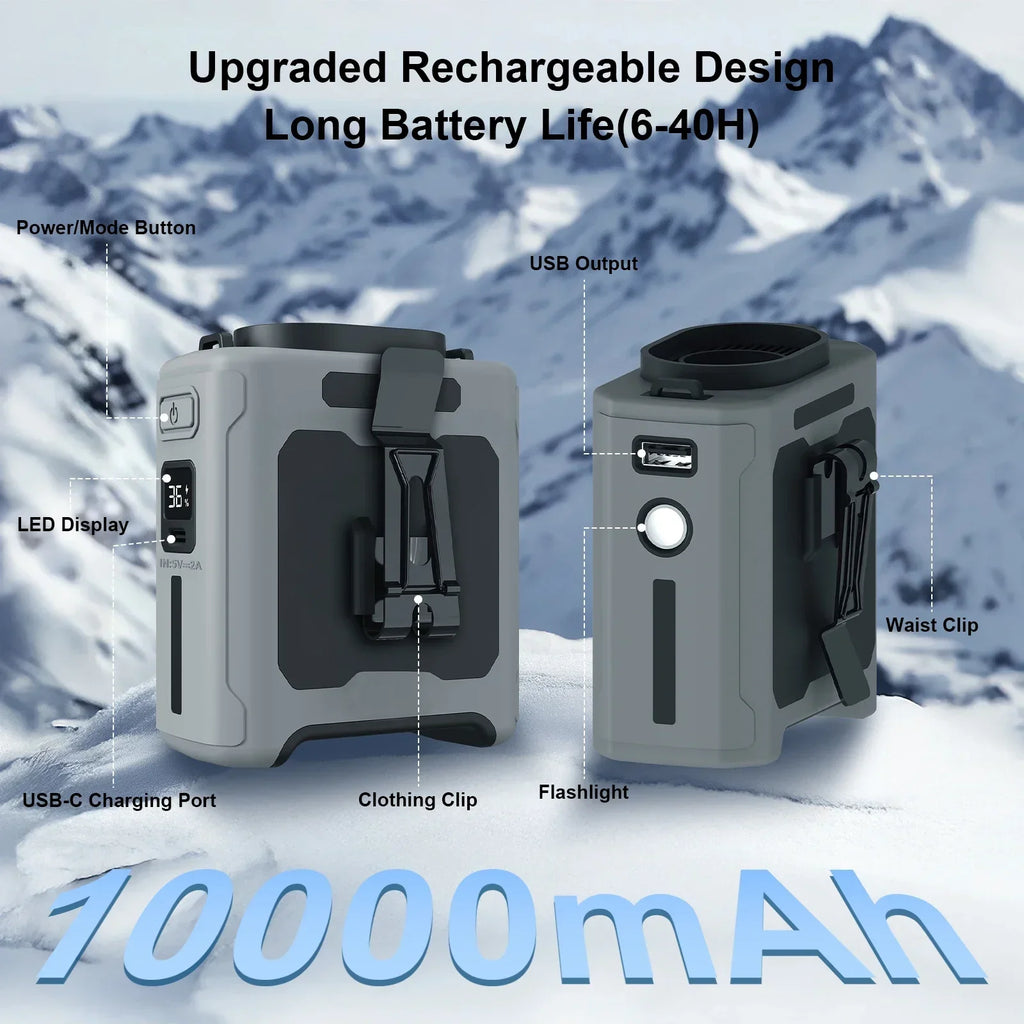 CoolZone PowerFan 10K + Power Bank
