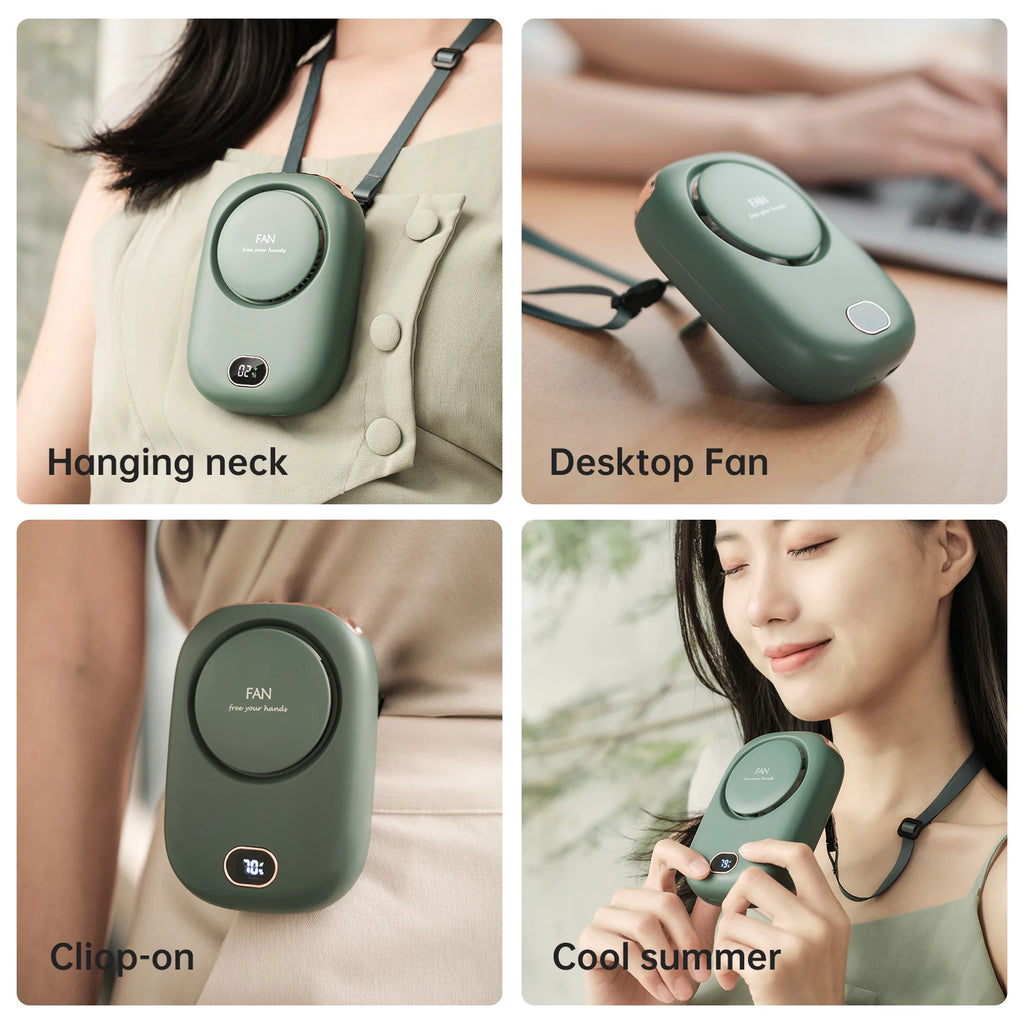 CoolZone BreezeWrap Neck Fan