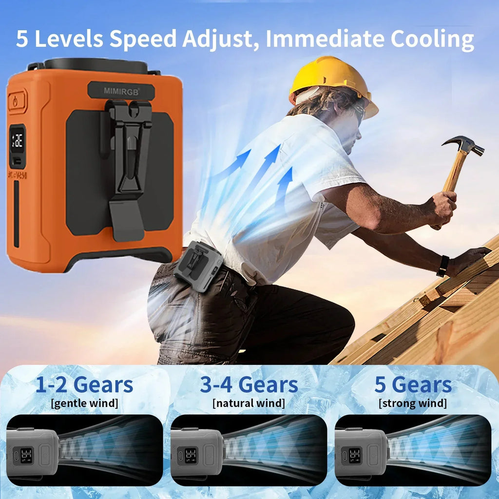 CoolZone PowerFan 10K + Power Bank